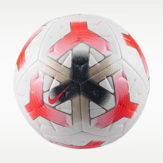 Nike Academy Soccer Ball - White/Bright Crimson/Anthracite-Black